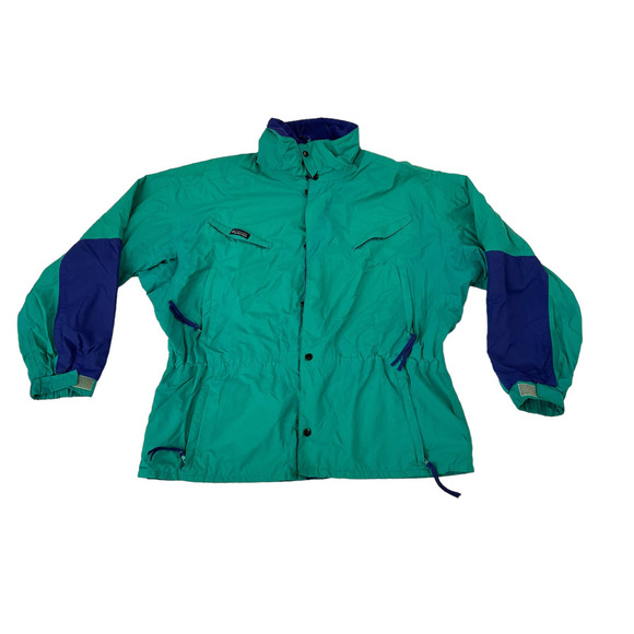 Vintage Columbia Ultrex Radial Sleeve Full Zip Mens XL Teal Jacket VTG - Picture 1 of 10